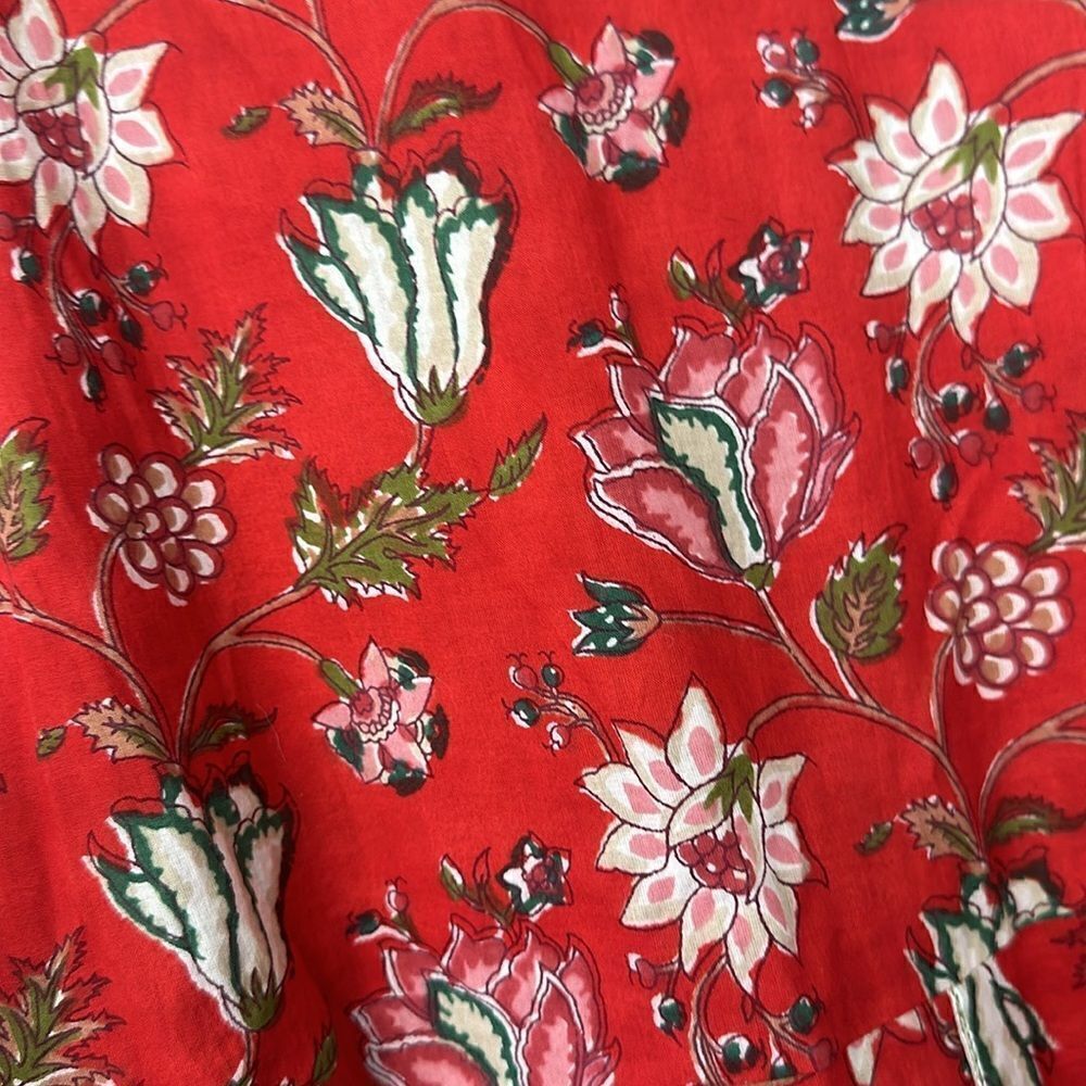 Renata by renata gasparian Floral Midi Dress M - Picture 6 of 8
